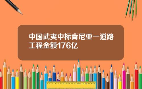 中国武夷中标肯尼亚一道路工程金额176亿