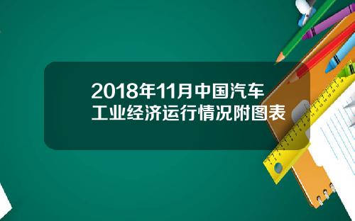 2018年11月中国汽车工业经济运行情况附图表