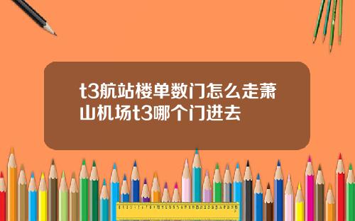 t3航站楼单数门怎么走萧山机场t3哪个门进去