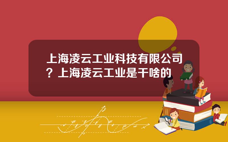 上海凌云工业科技有限公司？上海凌云工业是干啥的