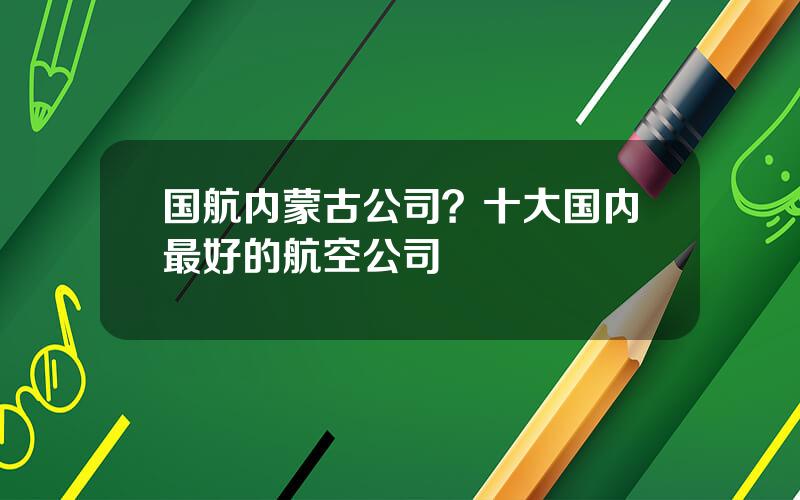 国航内蒙古公司？十大国内最好的航空公司