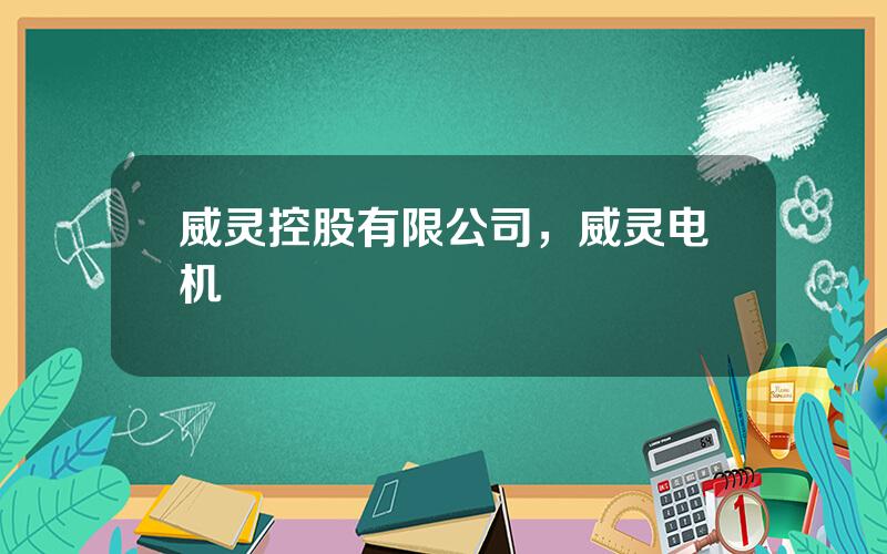 威灵控股有限公司，威灵电机